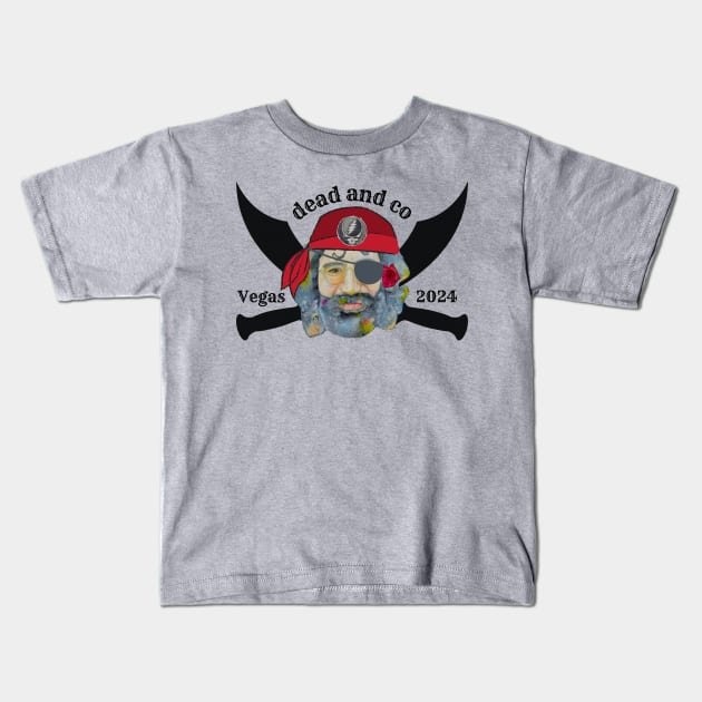 Pirate Jerry Kids T-Shirt by karenpaytonart